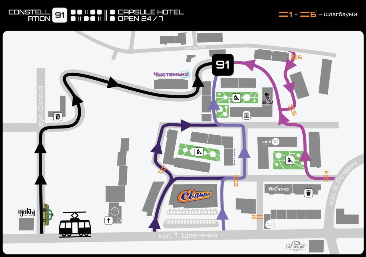 Capsule Hotel Constellation 91 Λβιβ Εξωτερικό φωτογραφία
